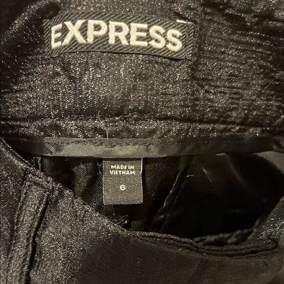 Express Women's Shimmer Black Shorts - Picture 2 of 10
